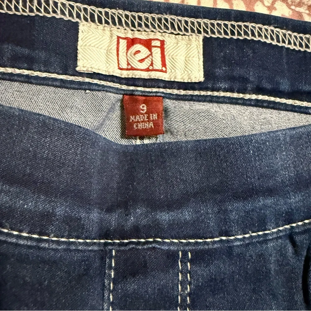 LEI Dark Blue Straight Leg Jeans‎